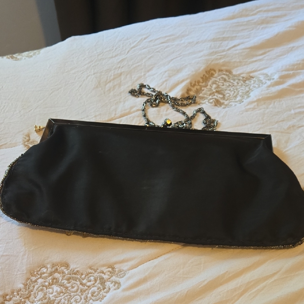 Vintage Embellished Clutch with Intricate Beadwork Ooh Ashley - Picture 4 of 4
